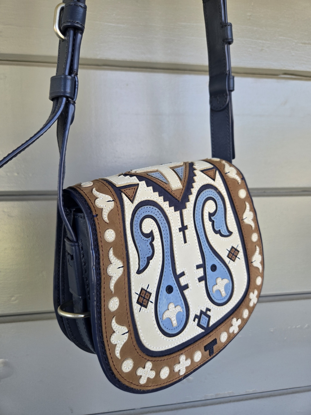 Tory Burch Mini Patchwork Saddlebag